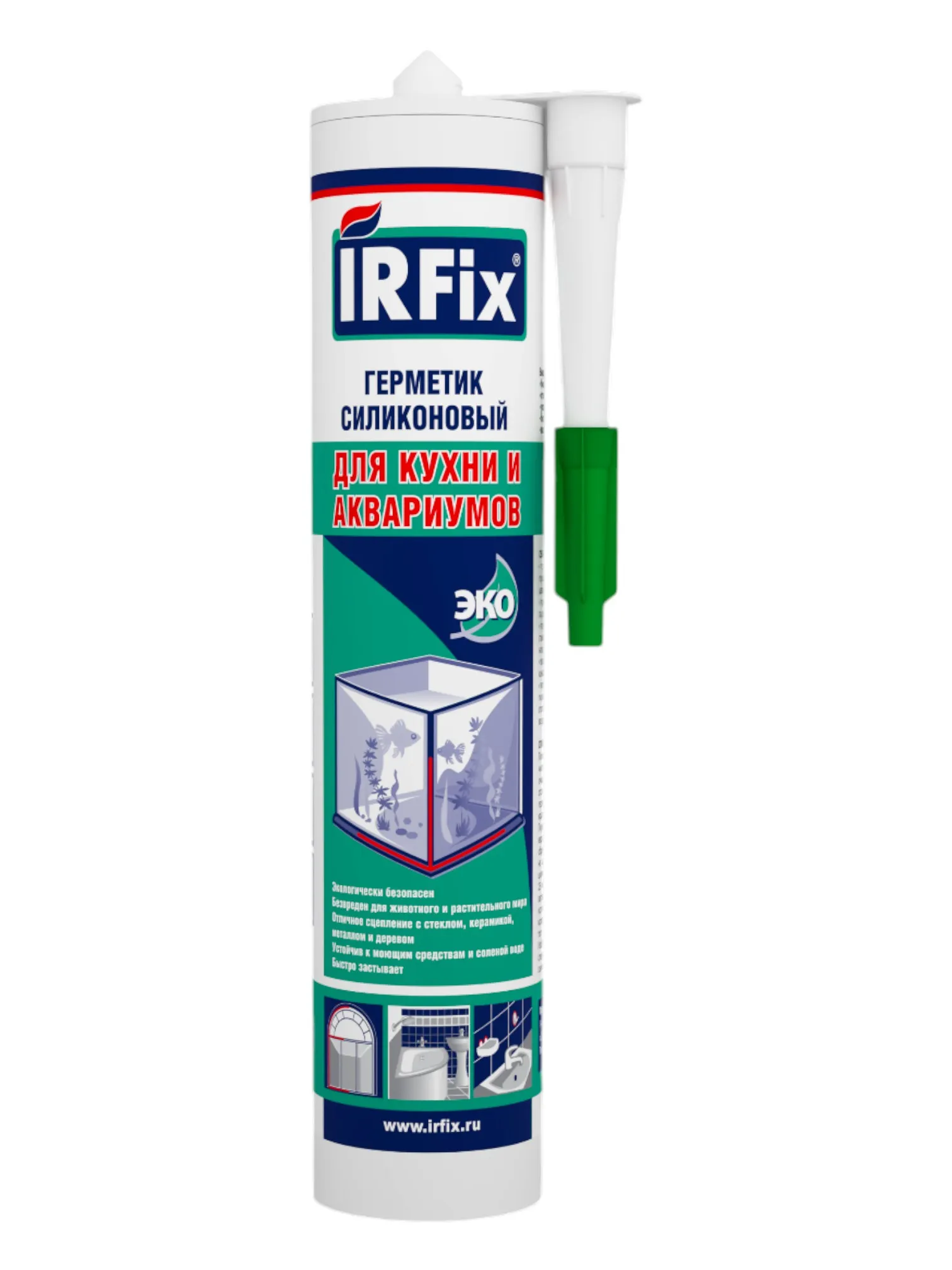 Irfix герметик силиконовый для кухни и аквариумов Irfix герметик силиконовый для кухни и аквариумов