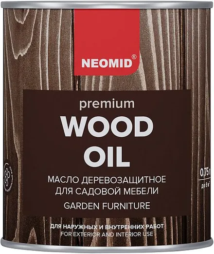 Неомид Premium Wood Oil масло деревозащитное для садовой мебели Неомид Premium Wood Oil масло деревозащитное для садовой мебели