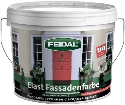 Feidal Elast Fassadenfarbe высокоэластичная фасадная краска Feidal Elast Fassadenfarbe высокоэластичная фасадная краска
