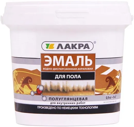 Лакра эмаль акриловая для пола