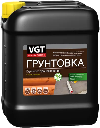 ВГТ ВД-АК-0301 грунтовка глубокого проникновения с антисептиком ВГТ ВД-АК-0301 грунтовка глубокого проникновения с антисептиком недорого с доставкой