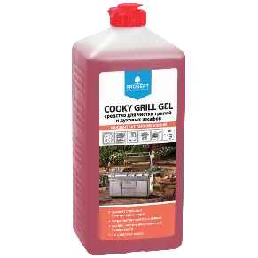Средство для чистки гриля и духовых шкафов Cooky Grill Gel концентрированное средство 1:1 – 1:50 Средство для чистки гриля и духовых шкафов Cooky Grill Gel концентрированное средство 1:1 – 1:50