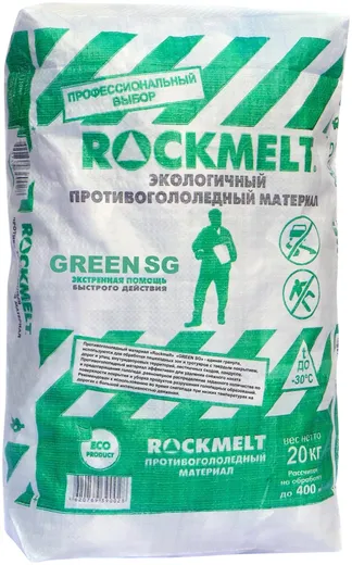 Rockmelt Green SG экологичный противогололедный материал