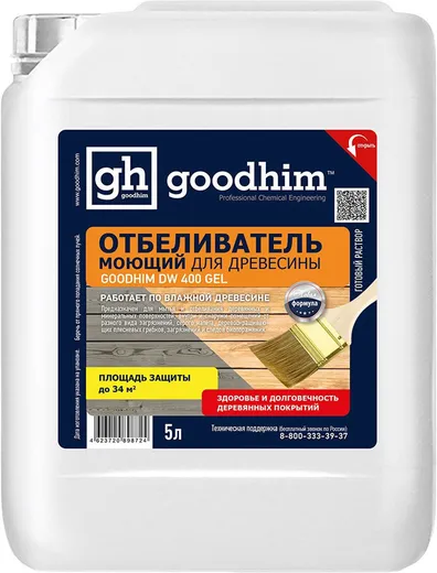 Goodhim DW400 Gel отбеливатель моющий для древесины Goodhim DW400 Gel отбеливатель моющий для древесины