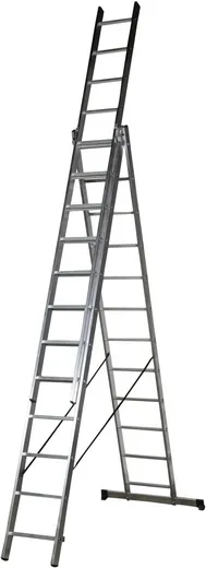 Завод Лестниц Hiluxpro лестница раскладная трехсекционная Завод Лестниц Hiluxpro лестница раскладная трехсекционная недорого с доставкой