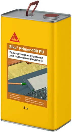 Sika Primer-100 PU грунтовка полиуретановая однокомпонентная Sika Primer-100 PU грунтовка полиуретановая однокомпонентная