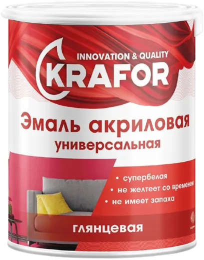 Крафор эмаль акриловая универсальная Крафор эмаль акриловая универсальная недорого с доставкой