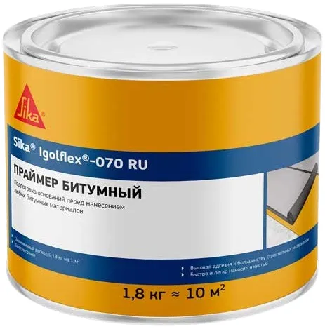 Sika Igolflex-070 битумный праймер на основе растворителя Sika Igolflex-070 битумный праймер на основе растворителя недорого с доставкой