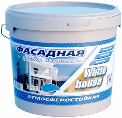 White House краска акриловая фасадная атмосферостойкая White House краска акриловая фасадная атмосферостойкая недорого с доставкой