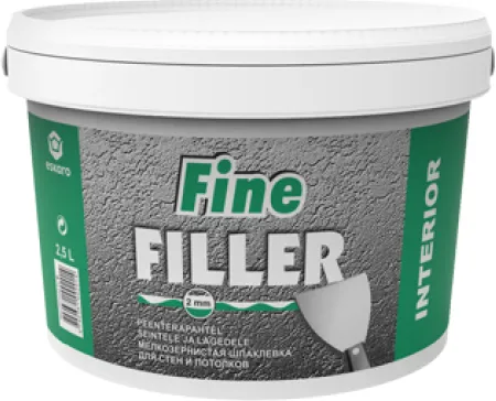 Eskaro Fine Filler мелкозернистая шпатлевка для стен и потолков Eskaro Fine Filler мелкозернистая шпатлевка для стен и потолков