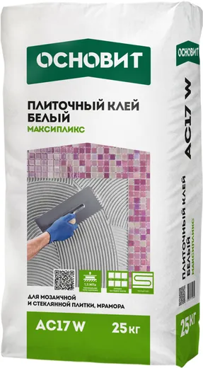 Основит Максипликс АС 17 W плиточный клей Основит Максипликс АС 17 W плиточный клей недорого с доставкой