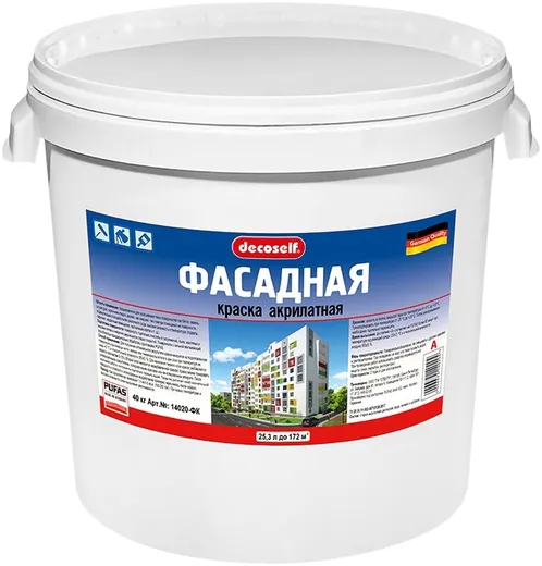 Пуфас Decoself Фасадная краска акрилатная Пуфас Decoself Фасадная краска акрилатная недорого с доставкой
