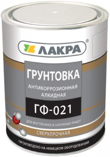 Лакра ГФ-021 грунтовка антикоррозионная алкидная быстросохнущая