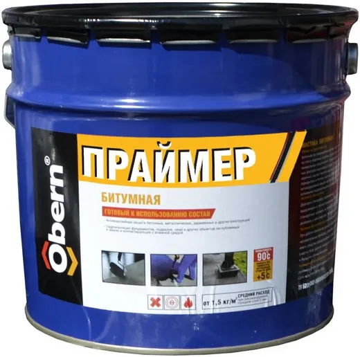 Obern праймер битумный для гидроизоляции универсальный