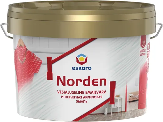 Eskaro Norden 30 интерьерная акриловая эмаль Eskaro Norden 30 интерьерная акриловая эмаль недорого с доставкой