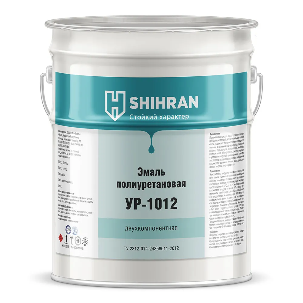 Shihran Полиуретановая эмаль УР 1012