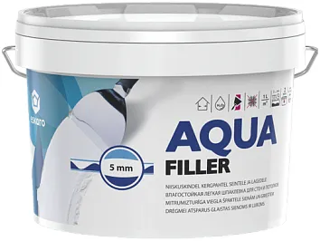 Eskaro Aqua Filler влагостойкая шпатлевка для стен и потолков Eskaro Aqua Filler влагостойкая шпатлевка для стен и потолков