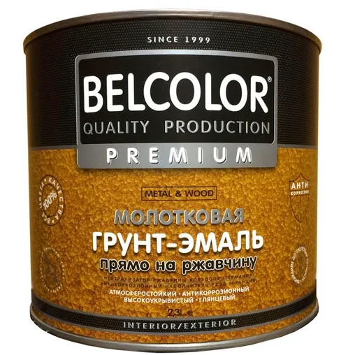 Belcolor Premium АУ-1356 Premium Metal & Wood грунт-эмаль по ржавчине молотковая Belcolor Premium АУ-1356 Premium Metal & Wood грунт-эмаль по ржавчине молотковая