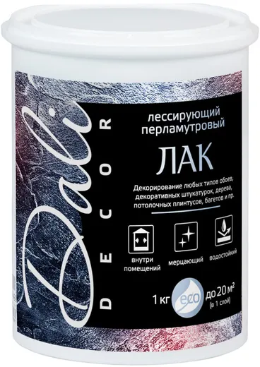 Dali Decor лак лессирующий перламутровый Dali Decor лак лессирующий перламутровый недорого с доставкой