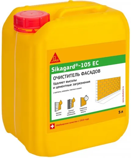 Sika Sikagard-105 EC очиститель фасадов Sika Sikagard-105 EC очиститель фасадов недорого с доставкой
