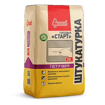 Штукатурка гипсовая "Старт" 30 кг Штукатурка гипсовая "Старт" 30 кг недорого с доставкой