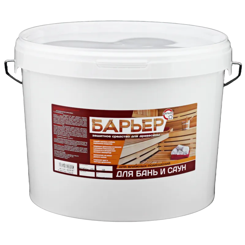 Защитный состав для древесины БАРЬЕР ДЛЯ БАНЬ И САУН Защитный состав для древесины БАРЬЕР ДЛЯ БАНЬ И САУН недорого с доставкой