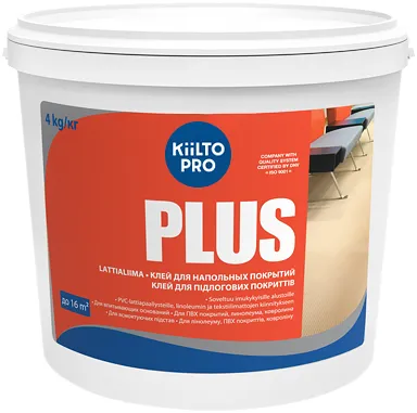 Kiilto Pro Plus клей для напольных покрытий Kiilto Pro Plus клей для напольных покрытий