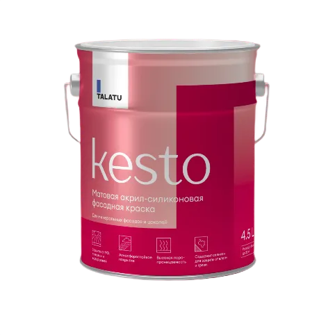 TALATU kesto грязеотталкивающая краска для фасадов База А TALATU kesto грязеотталкивающая краска для фасадов База А недорого с доставкой