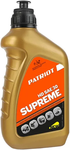 Патриот Supreme HD SAE 30 масло моторное минеральное