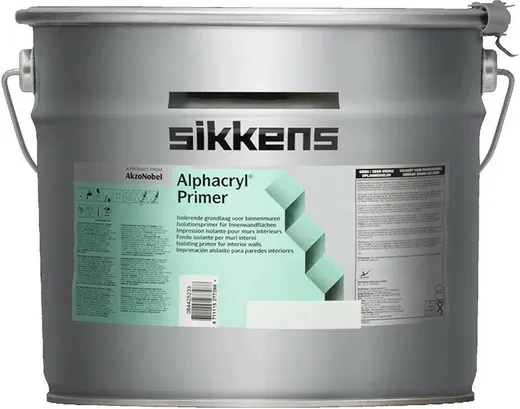 Sikkens Wood Coatings Alphacryl Primer изолирующий акриловый грунт для внутренних работ Sikkens Wood Coatings Alphacryl Primer изолирующий акриловый грунт для внутренних работ недорого с доставкой