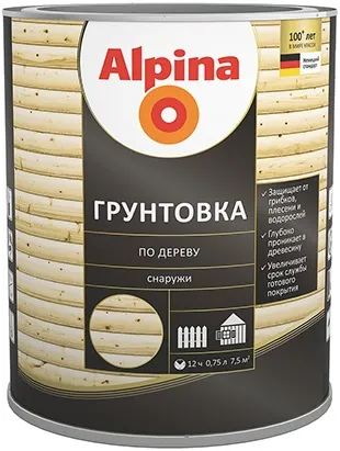 Alpina грунтовка по дереву Alpina грунтовка по дереву недорого с доставкой
