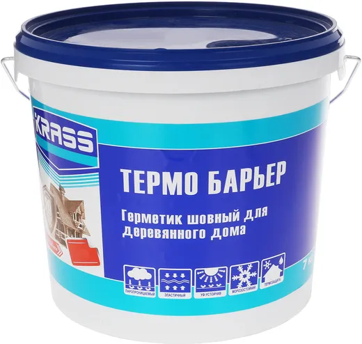 Krass Термо Барьер герметик для деревянных домов и срубов высокоэластичный Krass Термо Барьер герметик для деревянных домов и срубов высокоэластичный
