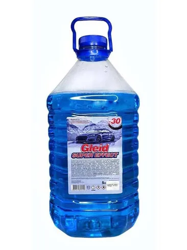 Омыватель стекол GLEID PRO -30°С ПЭТ 5л синяя крышка и ручка -