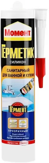 Момент Силикон Санитарный для Ванной и Кухни герметик силиконовый