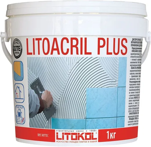 Литокол Litoacril Plus готовый к применению дисперсионный клей на основе синтетичес Литокол Litoacril Plus готовый к применению дисперсионный клей на основе синтетичес