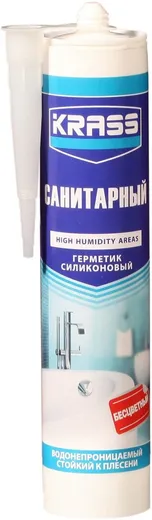 Krass Санитарный герметик водонепроницаемый стойкий к плесени Krass Санитарный герметик водонепроницаемый стойкий к плесени недорого с доставкой