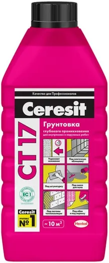 Ceresit CT 17 грунтовка глубокого проникновения Ceresit CT 17 грунтовка глубокого проникновения