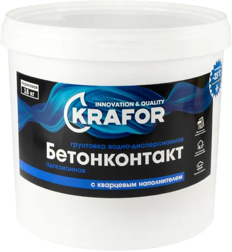 Крафор Бетон-контакт грунтовка водно-дисперсионная с кварцевым наполнителем Крафор Бетон-контакт грунтовка водно-дисперсионная с кварцевым наполнителем недорого с доставкой