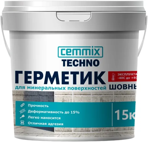 Cemmix Techno герметик акриловый для минеральных поверхностей шовный