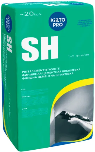 Kiilto Pro SH финишная цементная шпаклевка