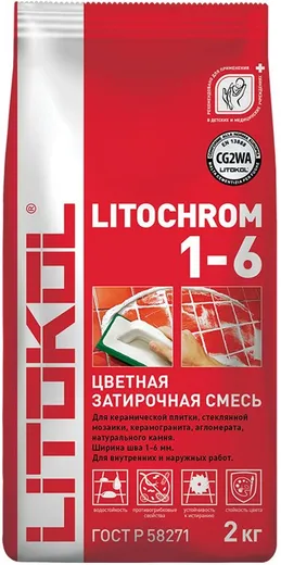 Литокол Litochrom 1-6 цветная затирочная смесь на основе цемента Литокол Litochrom 1-6 цветная затирочная смесь на основе цемента