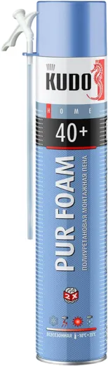 Kudo Home Pur Foam 40+ бытовая всесезонная монтажная пена