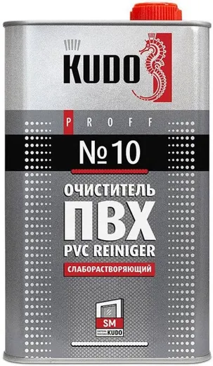 Kudo Proff PVC Reiniger №10 очиститель ПВХ слаборастворяющий Kudo Proff PVC Reiniger №10 очиститель ПВХ слаборастворяющий