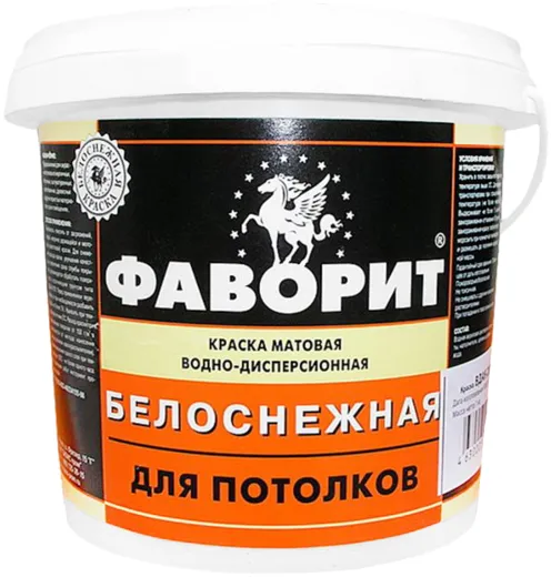 Фаворит ВД-АК-20 П краска водно-дисперсионная для потолков Фаворит ВД-АК-20 П краска водно-дисперсионная для потолков