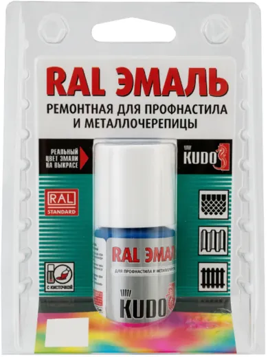 Kudo RAL эмаль ремонтная для профнастила и металлочерепицы Kudo RAL эмаль ремонтная для профнастила и металлочерепицы недорого с доставкой