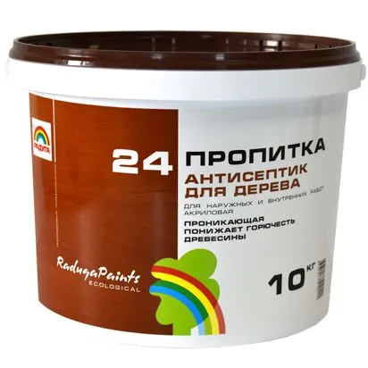 РАДУГА 24 Пропитка-антисептик для дерева РАДУГА 24 Пропитка-антисептик для дерева недорого с доставкой