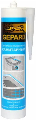 Gepard Санитарный герметик силиконовый Gepard Санитарный герметик силиконовый