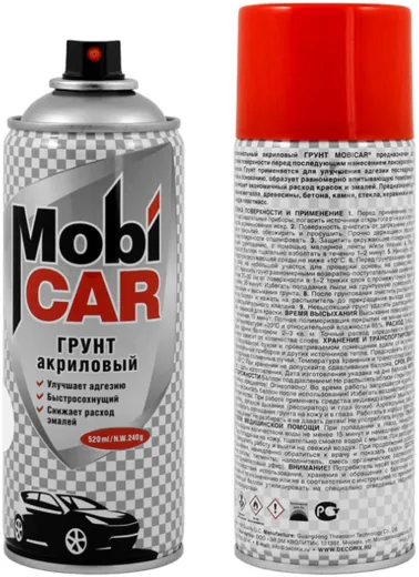 Mobicar грунт акриловый аэрозольный Mobicar грунт акриловый аэрозольный недорого с доставкой
