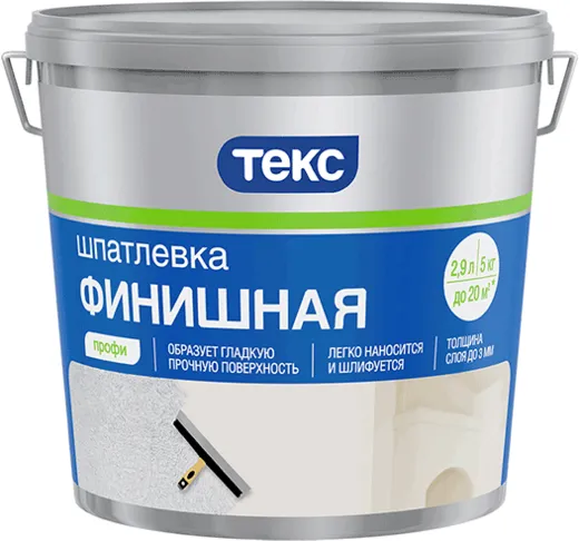 Текс Профи шпатлевка финишная Текс Профи шпатлевка финишная недорого с доставкой