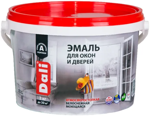 Dali эмаль для окон и дверей атмосферостойкая Dali эмаль для окон и дверей атмосферостойкая недорого с доставкой